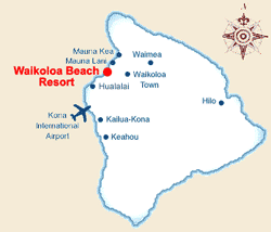Big Island Hawaii Vacation  Condo Map